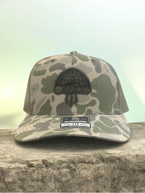 OnlyFans Olive Camo Trucker Hat - Unisex Adjustable